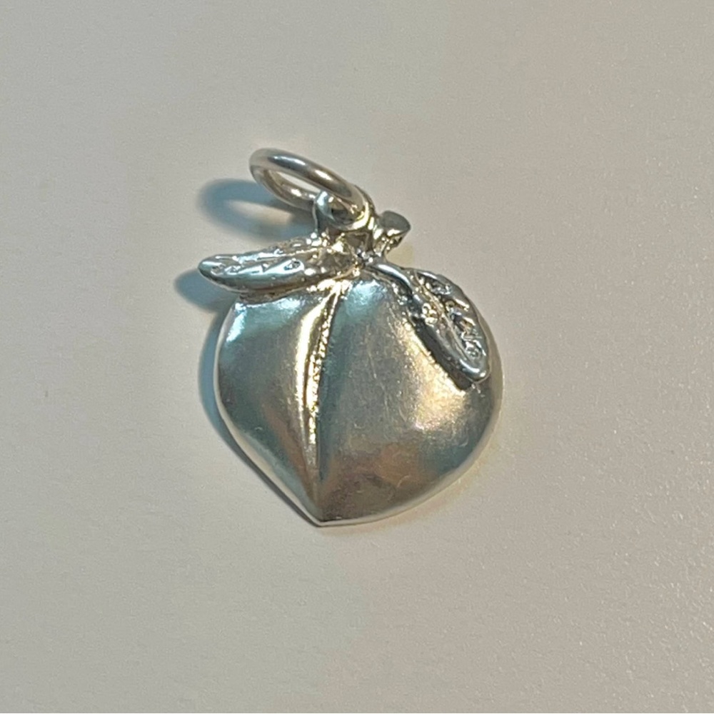 Sterling Silver Georgia Peach Charm!